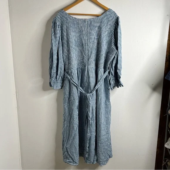 Leah Ryder x JessaKae Blue Gingham Dress Size 3X